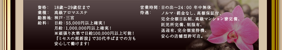 求人情報、待遇詳細
